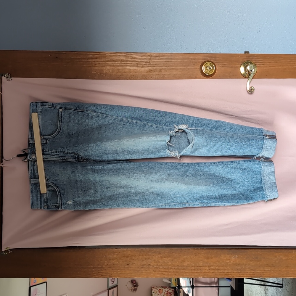 Madewell denim cuffed jeans